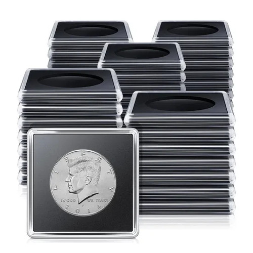 100 square coin - square,