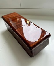 Drop Box Centre Console Wood Zebrano Storage Compartment for Mercedes W123 C123