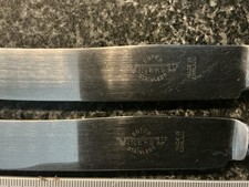 X2 Vintage cutlery Faux Bone