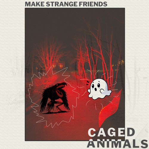Caged animals make - caged,