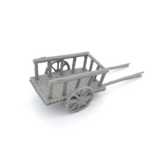 Wooden Farm Cart LOTR for D&D
