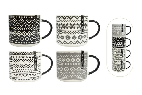 Set stacking mugs coffee - set,