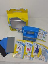 Boxed X Cut Impress Cutting Press (Used Once) + 4 Sealed Die  Stencils