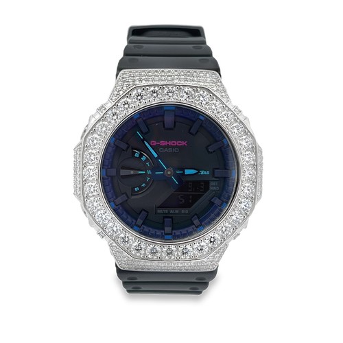 Shock custom moissanite - g-shock,