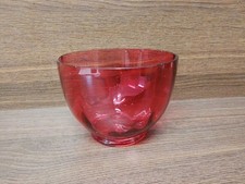 Cranberry Glass Bowl 