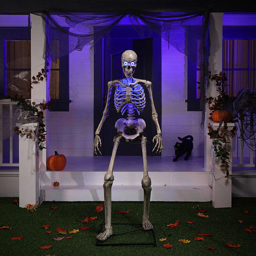 6ft animated skeleton - animated, led