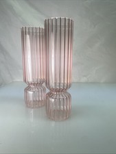 Pink Iridescent Tumblers Vase
