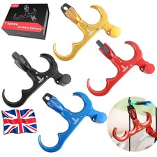 Bow Hunting Release Thumb 3 Finger Trigger Compound Bow Archery RH LH Target