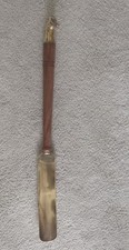 19th Century Brass And Wood Shoe Horn