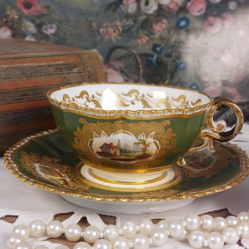 Antique coalport gadrooned - antique,
