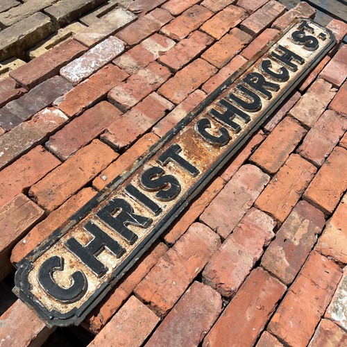 Original cast iron christ - iron, ‘christ