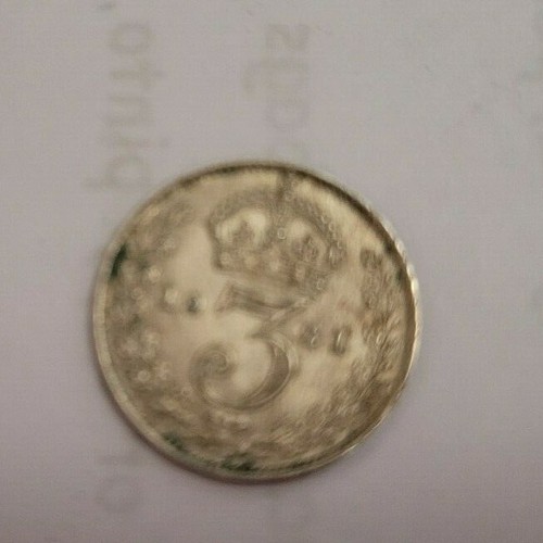 1921 british three penny - british, piece