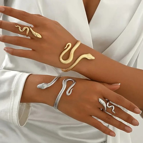 Snake shaped bohemian vintage - snake-shaped,