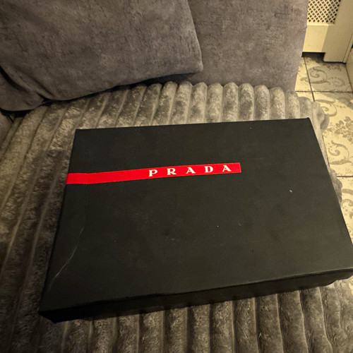 Prada men black low top - prada,