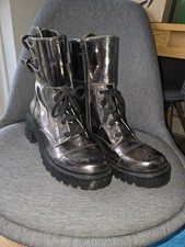 DKNY Metallic Gunmetal Combat