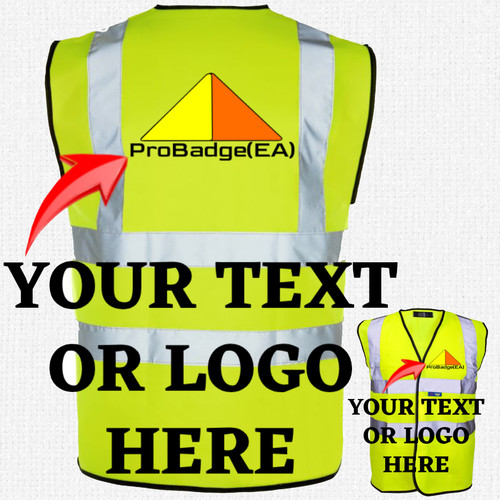 Personalised vis vest - hi,