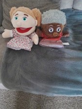 Hand Operated Puppet Parent Child Interactive x 2 Dolls.
