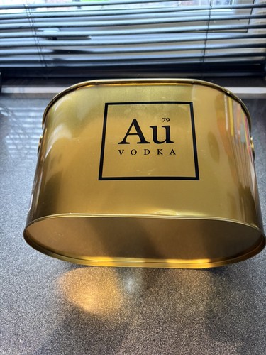 Vodka gold metal ice - gold,