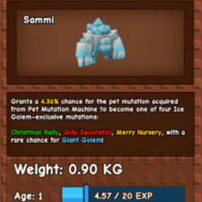 Ice Golem / Grow a Garden /