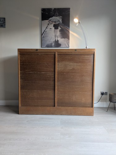 Large antique oak double - antique,