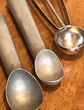 Ice Cream Scoop Aluminium Metal Mechanical Vintage Retro Parlour Prop Movie X3