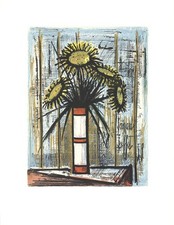 BERNARD BUFFET : Sunflowers 