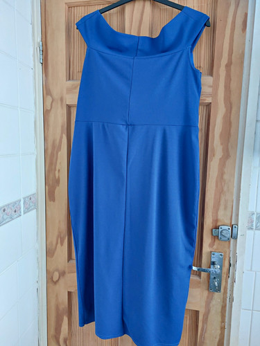 Quiz blue bodycon sweetheart - quiz,