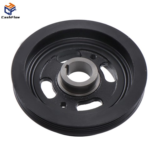 Engine crankshaft crank pulley - engine,