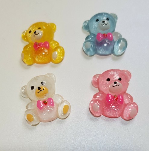 Teddy bear shapes resin - teddy,