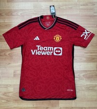 Brand New Mens Adidas Manchester United 23/24 Home Shirt Player Issue Kitroom M