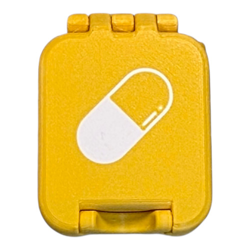 Pill box with locking - pill,