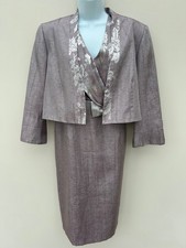 ROMAN Size 16 Mauve Silver