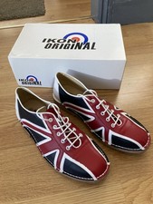 Ikon Original Union Jack Mens Red/White/Blue Mod Jam Bowling Shoes