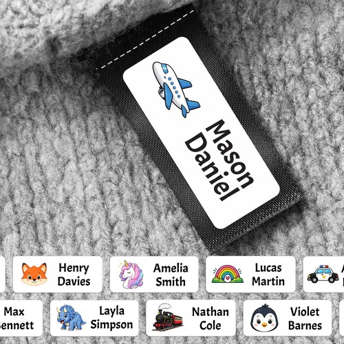 Personalised stick name - on,
