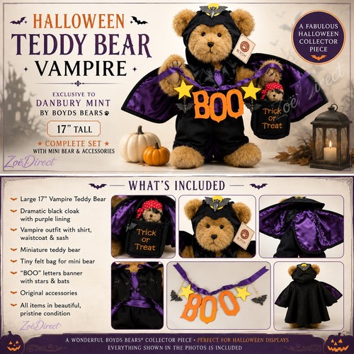 Vampire bear danbury mint - vampire,