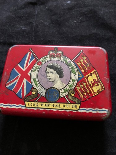 Vintage 1953 oxo tin - vintage,