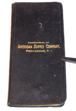 1918 Rhode Island Memo Book