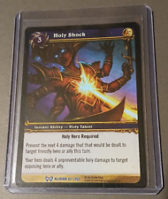 Holy Shock ~ 1x Rare Foil Card ~ WoW Archives TCG 2010 ~ World of Warcraft
