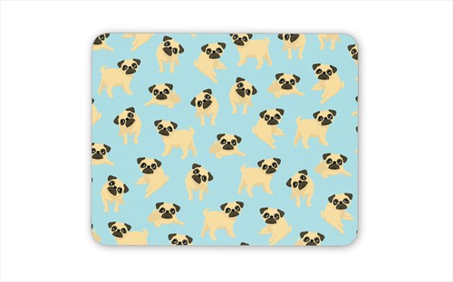 Rectangle mouse mat pug - rectangle,