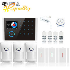 Wireless Security WIFI GPRS GSM Remote Control Alarm System APP Smart Home Kit