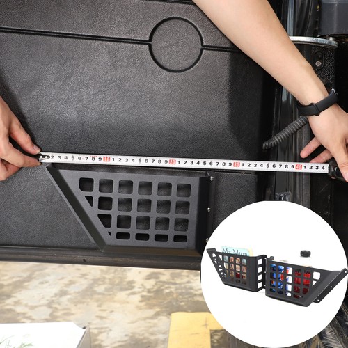 Car door storage basket tray - door,