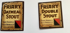 Two Friary Holroyd and Healy's Breweries Guilgford, Two types of stout.