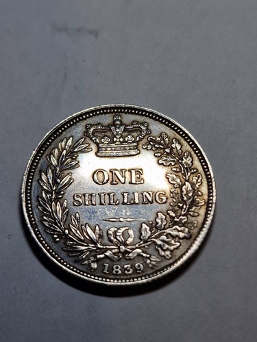 1839 victoria silver - 1839, shilling
