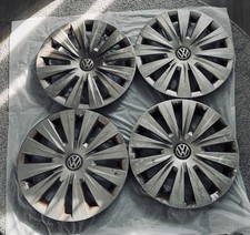 X4 VOLKSWAGEN GOLF 15" WHEEL TRIM HUB CAP GENUINE CADDY GOLF MK7 VW 5G0601147