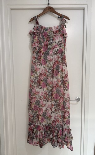 Red herring floral dress rose - floral,