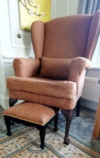 Wing back armchair - wing, fully