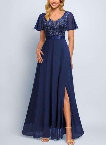 Women elegant navy blue - xl,