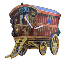 Bowtop Gypsy Caravan Clock -