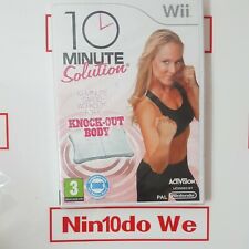 10 Minute Solution (Wii) Board compatible home fit game - New with damaged cover