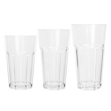 Reusable plastic highball - reusable,